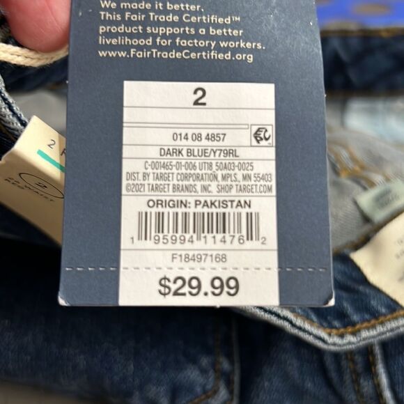 Universal Thread high-rise stretch straight jeans size 2(26 reg) NWT - Picture 11 of 16